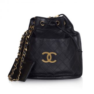 Vintage Chanel Drawstring Bag